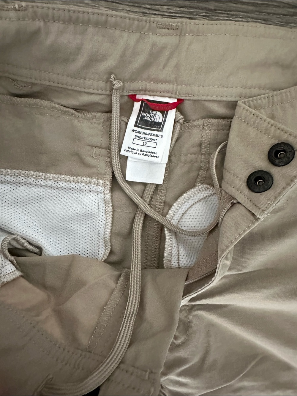 The North Face Light Beige Cargo Pants with Utility Pockets - Picture 4 of 4